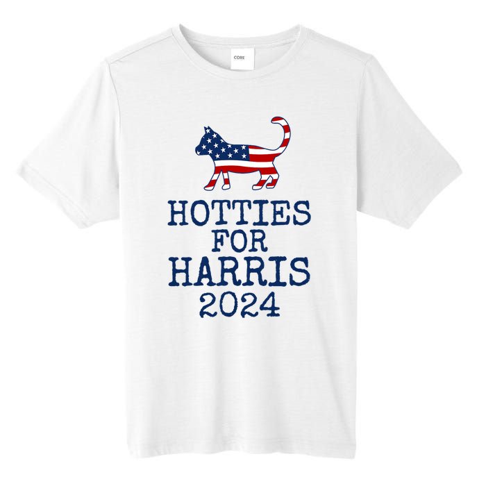 Hotties For Harris 2024 Cat Ladies Kamala Presidential Election 2024 Tall Fusion ChromaSoft Performance T-Shirt