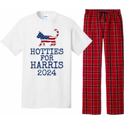 Hotties For Harris 2024 Cat Ladies Kamala Presidential Election 2024 Pajama Set