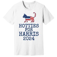 Hotties For Harris 2024 Cat Ladies Kamala Presidential Election 2024 Premium T-Shirt