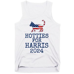 Hotties For Harris 2024 Cat Ladies Kamala Presidential Election 2024 Tank Top