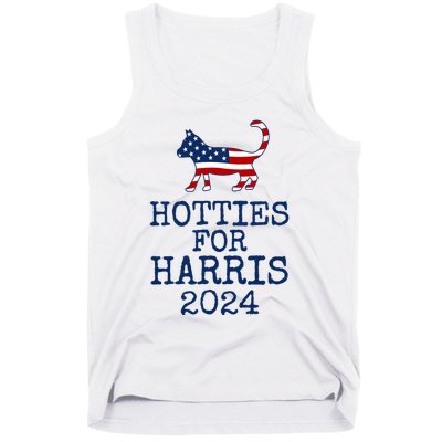 Hotties For Harris 2024 Cat Ladies Kamala Presidential Election 2024 Tank Top