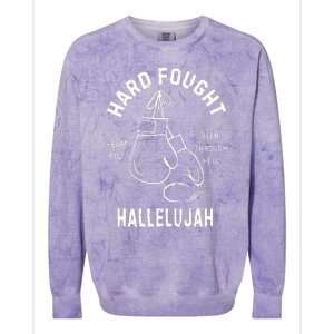 Hard Fought Hallelujah Colorblast Crewneck Sweatshirt