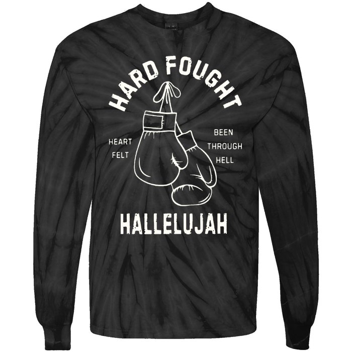 Hard Fought Hallelujah Tie-Dye Long Sleeve Shirt