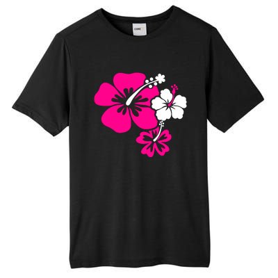 Hibiscus Flowers Tall Fusion ChromaSoft Performance T-Shirt