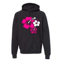 Hibiscus Flowers Premium Hoodie