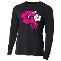 Hibiscus Flowers Cooling Performance Long Sleeve Crew