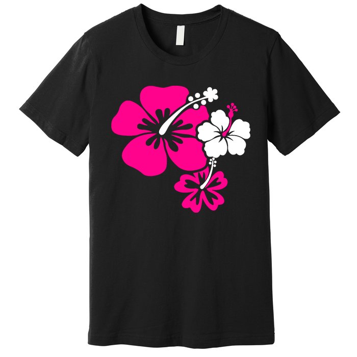 Hibiscus Flowers Premium T-Shirt