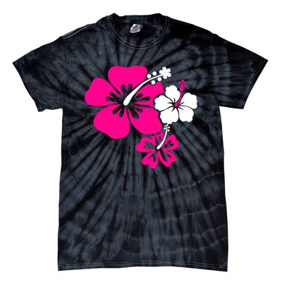 Hibiscus Flowers Tie-Dye T-Shirt