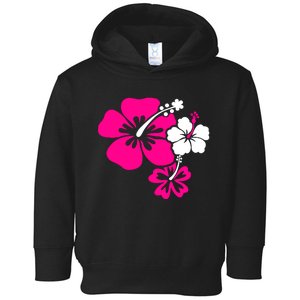 Hibiscus Flowers Toddler Hoodie