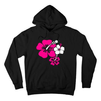 Hibiscus Flowers Tall Hoodie