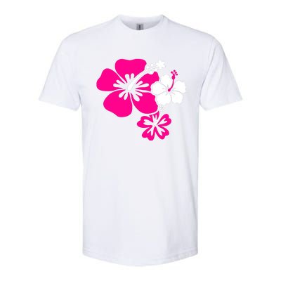 Hibiscus Flowers Softstyle CVC T-Shirt