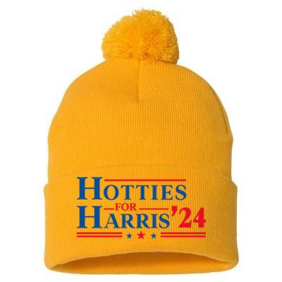 Hotties For Harris 2024 Pom Pom 12in Knit Beanie