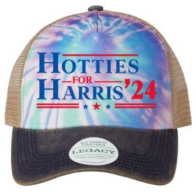 Hotties For Harris 2024 Legacy Tie Dye Trucker Hat