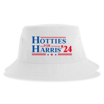 Hotties For Harris 2024 Sustainable Bucket Hat