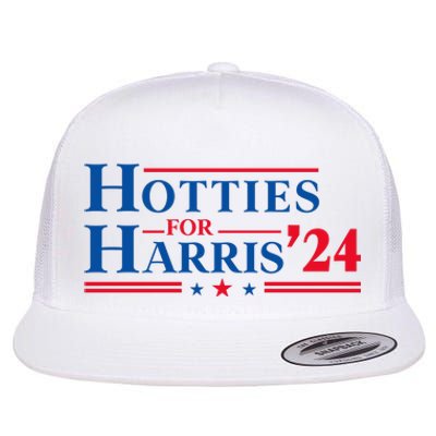 Hotties For Harris 2024 Flat Bill Trucker Hat