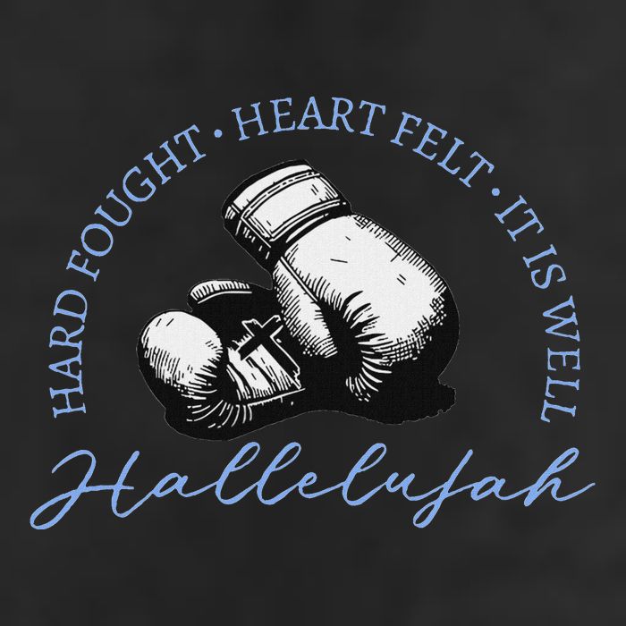 Hard Fought Heart Felt It Is Well Hallelujah Cool Comfort Performance Bucket Hat