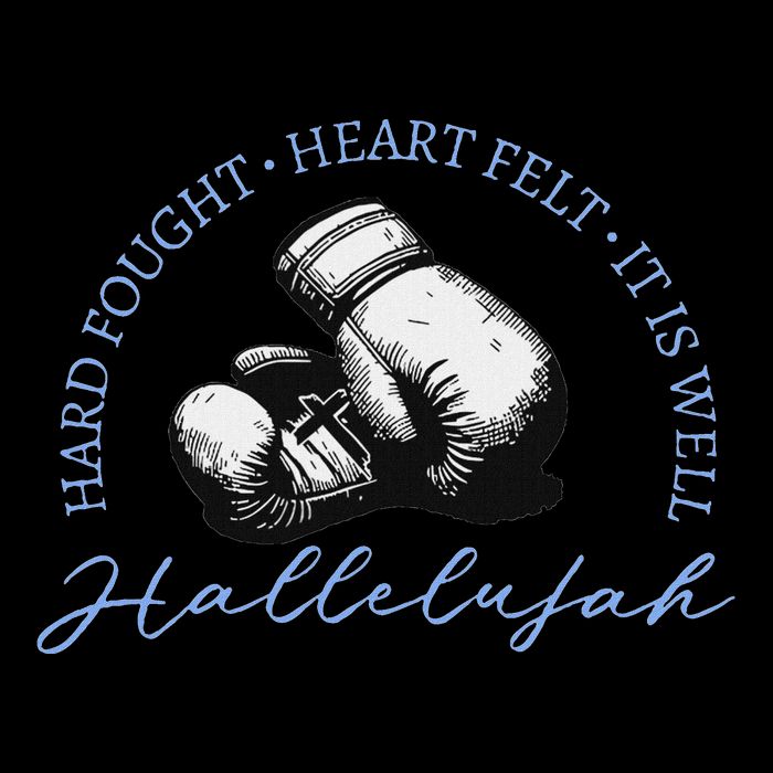 Hard Fought Heart Felt It Is Well Hallelujah Bucket Hat