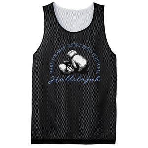 Hard Fought Heart Felt It Is Well Hallelujah Mesh Reversible Basketball Jersey Tank