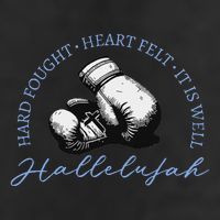 Hard Fought Heart Felt It Is Well Hallelujah Golf Towel
