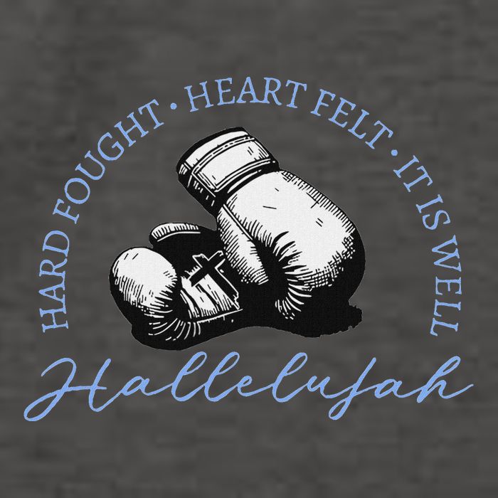 Hard Fought Heart Felt It Is Well Hallelujah Vector Backpack