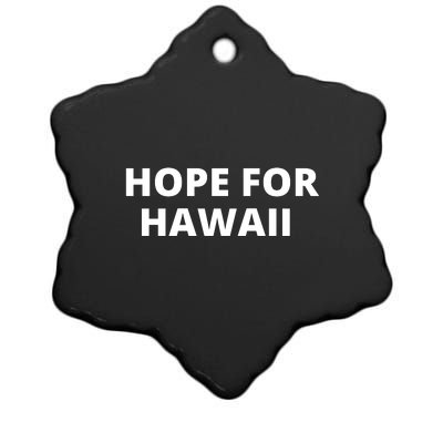 Hope For Hawaii Maui Strong Ceramic Star Ornament