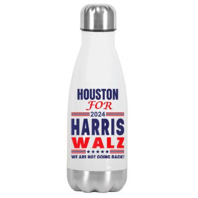 Houston For Harris Walz Premium Stainless Steel Insulated Water Bottle