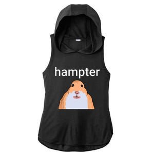 Hampter Funny Hamster Dank Meme Ladies PosiCharge Tri-Blend Wicking Draft Hoodie Tank