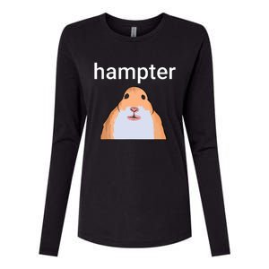 Hampter Funny Hamster Dank Meme Womens Cotton Relaxed Long Sleeve T-Shirt