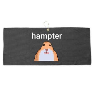 Hampter Funny Hamster Dank Meme Large Microfiber Waffle Golf Towel