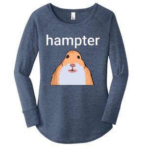 Hampter Funny Hamster Dank Meme Women's Perfect Tri Tunic Long Sleeve Shirt