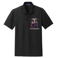 Halloween Funny Happy 4th Of July Anti Joe Biden Dry Zone Grid Polo