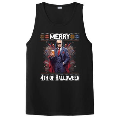 Halloween Funny Happy 4th Of July Anti Joe Biden PosiCharge Competitor Tank