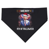 Halloween Funny Happy 4th Of July Anti Joe Biden USA-Made Doggie Bandana