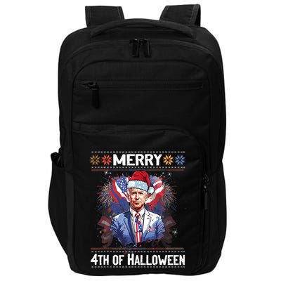 Halloween Funny Happy 4th Of July Anti Joe Biden Impact Tech Backpack