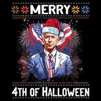 Halloween Funny Happy 4th Of July Anti Joe Biden Sustainable Bucket Hat