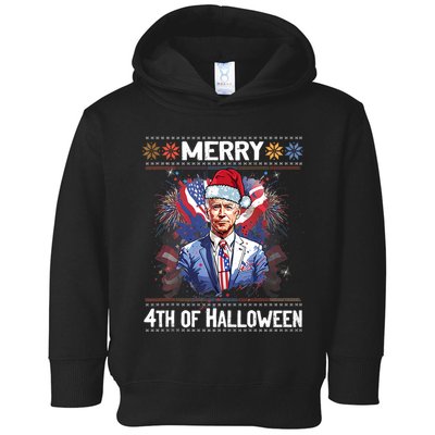 Halloween Funny Happy 4th Of July Anti Joe Biden Toddler Hoodie