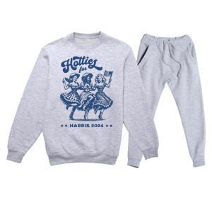 Hotties For Harris 2024 Premium Crewneck Sweatsuit Set