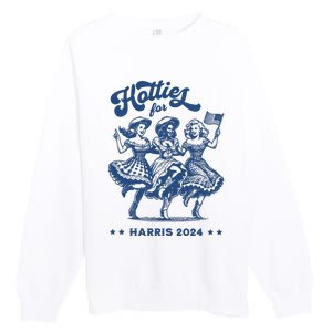 Hotties For Harris 2024 Premium Crewneck Sweatshirt