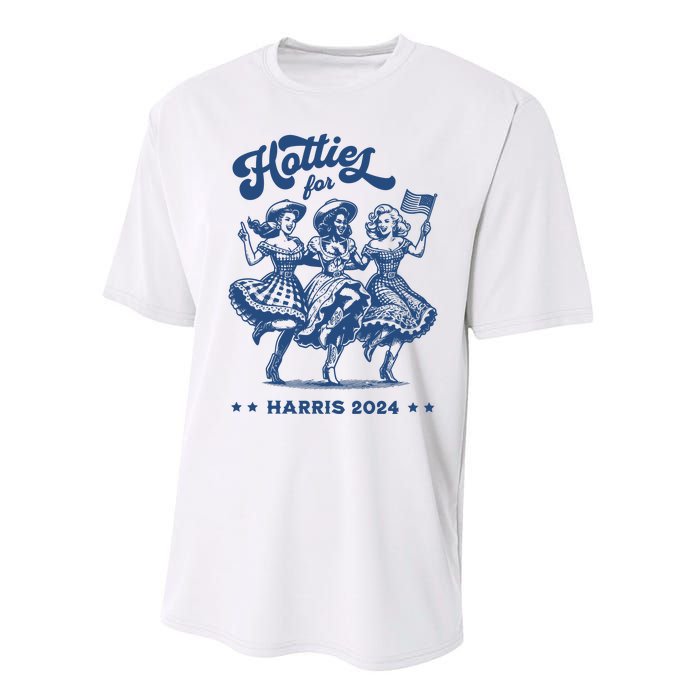 Hotties For Harris 2024 Performance Sprint T-Shirt