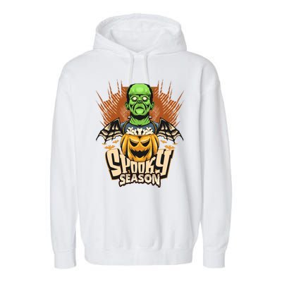 Halloween Frankenstein Garment-Dyed Fleece Hoodie