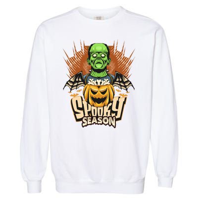 Halloween Frankenstein Garment-Dyed Sweatshirt