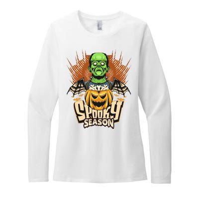 Halloween Frankenstein Womens CVC Long Sleeve Shirt