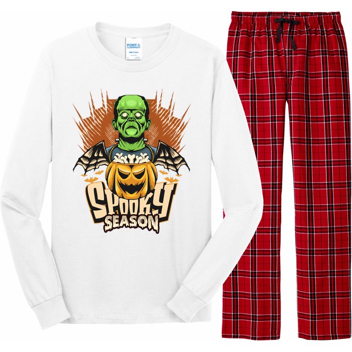 Halloween Frankenstein Long Sleeve Pajama Set