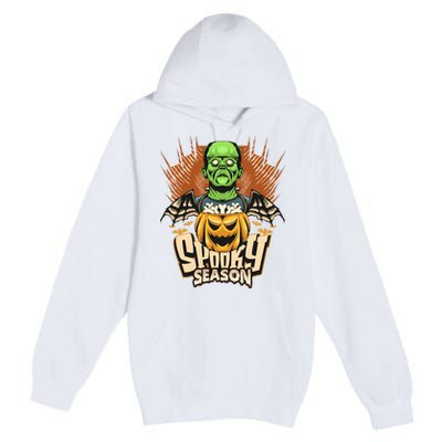 Halloween Frankenstein Premium Pullover Hoodie