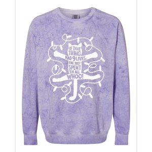 Hilarious Feline Holiday Companion Colorblast Crewneck Sweatshirt