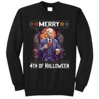 Halloween Funny Happy 4th Of July Anti Joe Biden Funny Biden Meme Sweatshirt