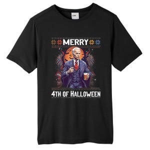 Halloween Funny Happy 4th Of July Anti Joe Biden Funny Biden Meme Tall Fusion ChromaSoft Performance T-Shirt