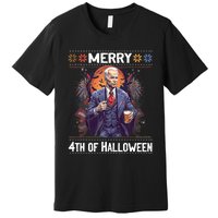 Halloween Funny Happy 4th Of July Anti Joe Biden Funny Biden Meme Premium T-Shirt