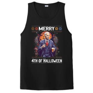 Halloween Funny Happy 4th Of July Anti Joe Biden Funny Biden Meme PosiCharge Competitor Tank