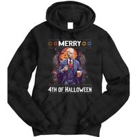 Halloween Funny Happy 4th Of July Anti Joe Biden Funny Biden Meme Tie Dye Hoodie